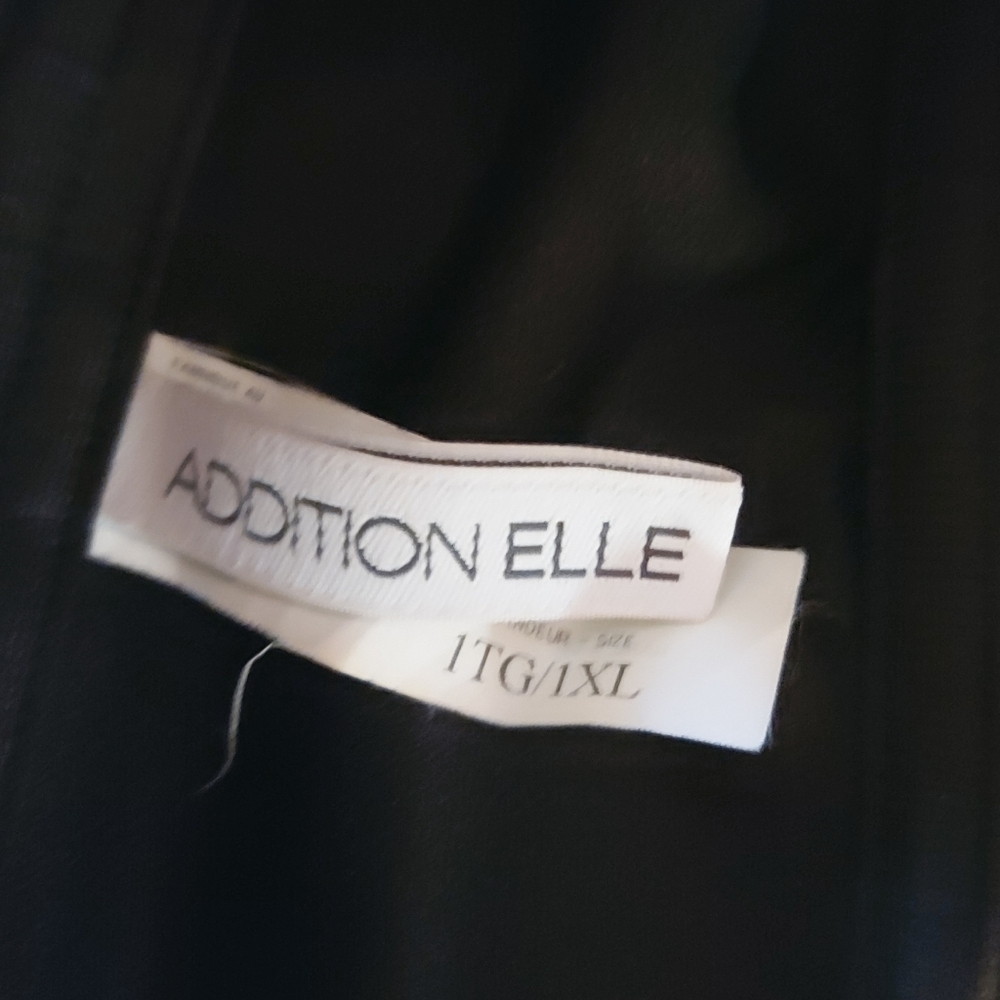 Addition Elle Black Corset With Red Ribbon - Picture 8 of 8